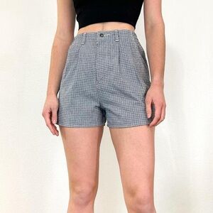 90s plaid lee shorts